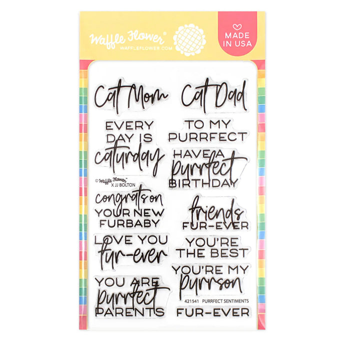 Purrfect Sentiments Stamp Set 421541 Waffle Flower