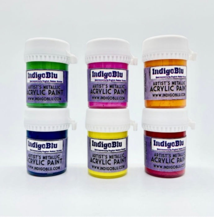 Alice Limited Edition Pack of 6 paints Indigoblu