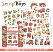 Load image into Gallery viewer, Happy Christmas Fussy Cutting Pop Up Paper Pad ScrapBoys SB-HACH-11