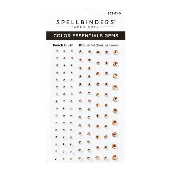 Peach Blush Colour Essentials Gems Spellbinders SCS-340