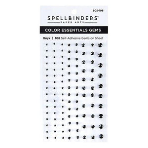 Onyx Colour Essentials Gems Spellbinders SCS-196