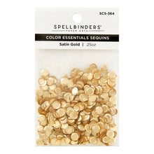 Load image into Gallery viewer, Satin Gold Colour Essential Sequins Spellbinders SCS-364