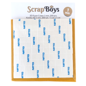 3D Foam Cubes 1 mm ScrapBoys SB-03