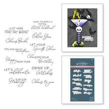 Load image into Gallery viewer, Cheers Sentiments BetterPress Plate Spellbinders BP-212