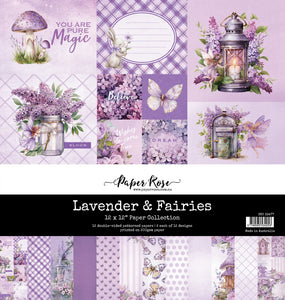 Lavender & Fairies 12x12 Paper Pack Paper Rose 33477