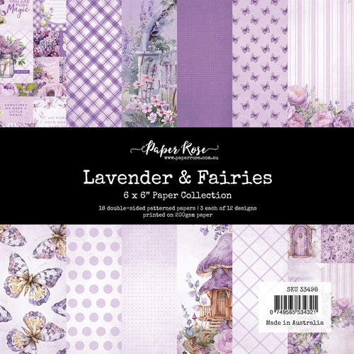 Lavender & Fairies 6x6 Paper Pack Paper Rose 33498