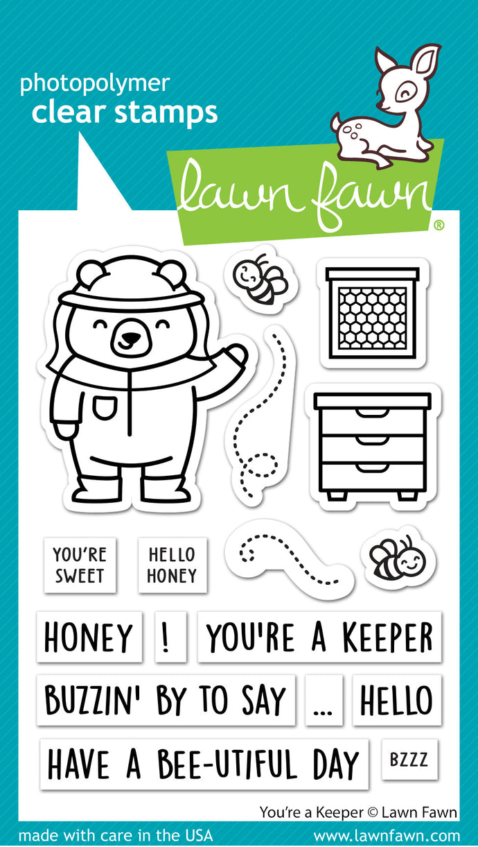 You’re a Keeper Stamp Set Lawn Fawn LF3136