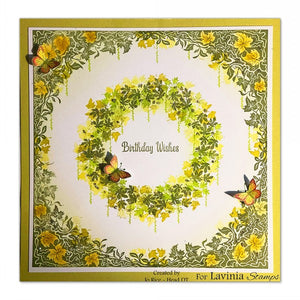 Wild Leaf Corner Stamp Lavinia LAV885