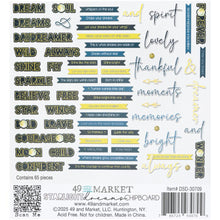 Load image into Gallery viewer, Starlight Dreams Chipboard Words 49 &amp; Market DSD-30709