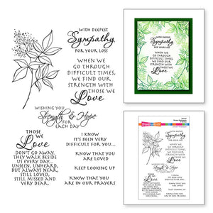 Sincere Sentiments Clear Stamp Set Stampendous STP-225