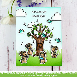 Heart Tree Stamp Lawn Fawn LF3671