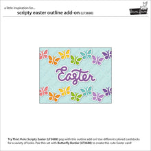 Load image into Gallery viewer, Scripty Easter Outline Add On Die Lawn Fawn LF3690