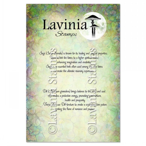 Dill & Sage Word Stamps Lavinia LAV940