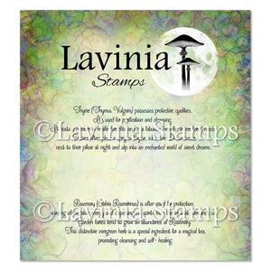 Thyme & Rosemary Words Stamp LAV953