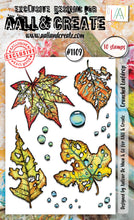 Load image into Gallery viewer, Crunched Leafdrop #1109 Clear Stamp Set Aall and Create