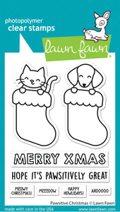 Pawsitive Christmas Clear Stamps Lawn Fawn