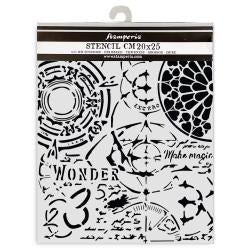 Gothic Texture 8x10” Stencil Stamperia KSTD175