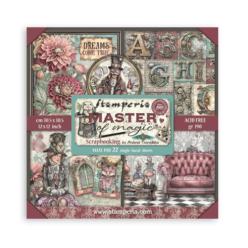 Master of Magic 12x12” Paper Pad SBBXLB21 Stamperia