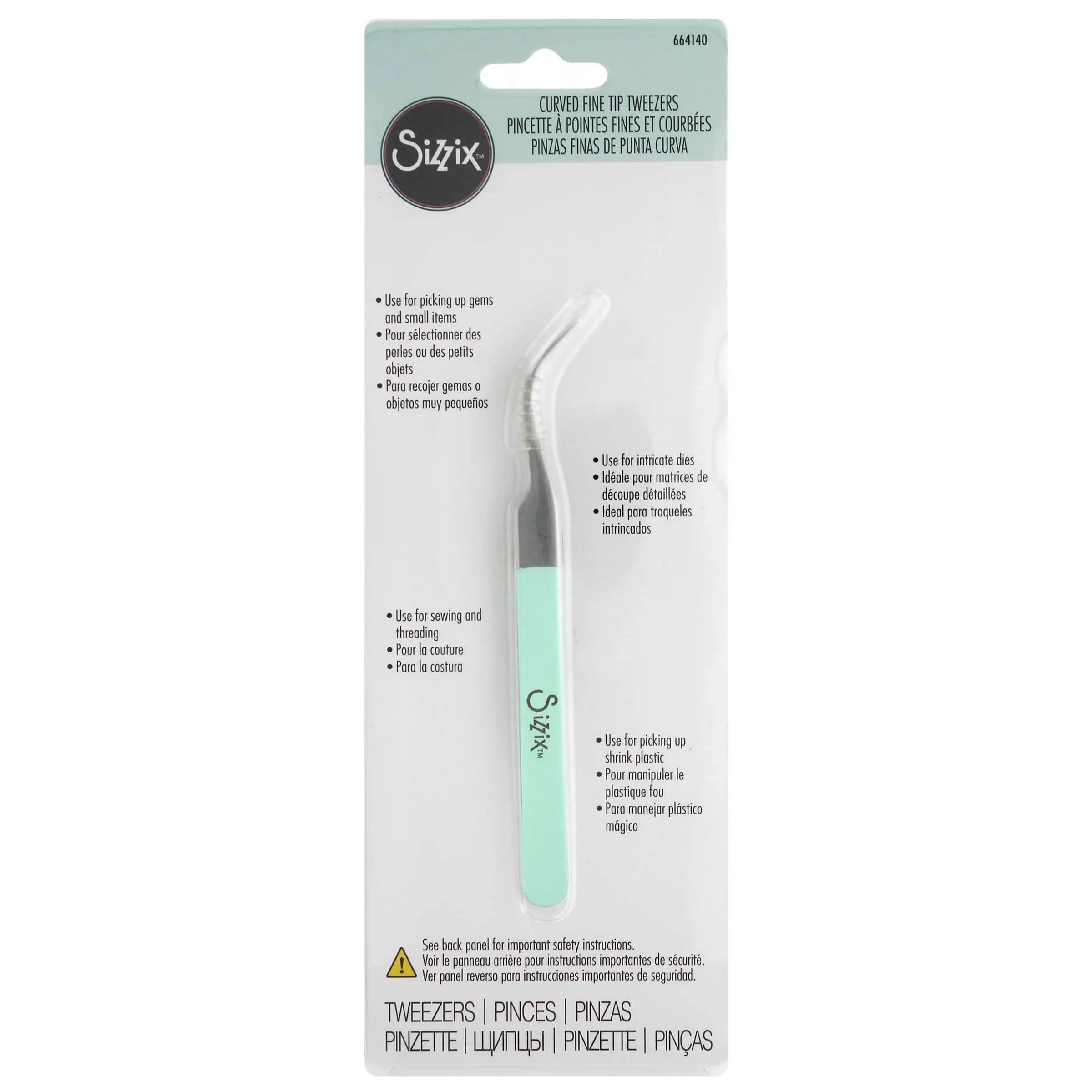 Pastel Precision Fine Tip Crafting Tweezers 