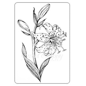 Tiger Lily Stamp Sweet Poppy SPSTMP_TIGERLILY