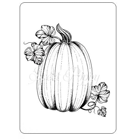 Tall Pumpkin Clear Stamp SPSTMP_TALLPUMPKIN