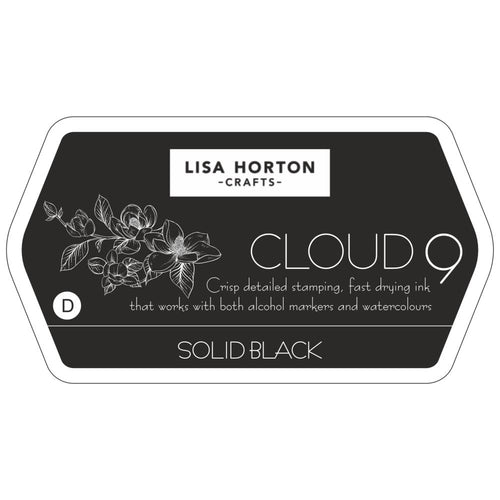 Solid Black Cloud 9 Detail Stamping Ink