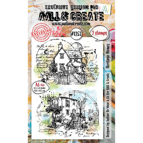 Heritage Homes Stamp #1253 AALL & Create