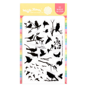 Postage Collage Wild Birds Waffle Flower 422011