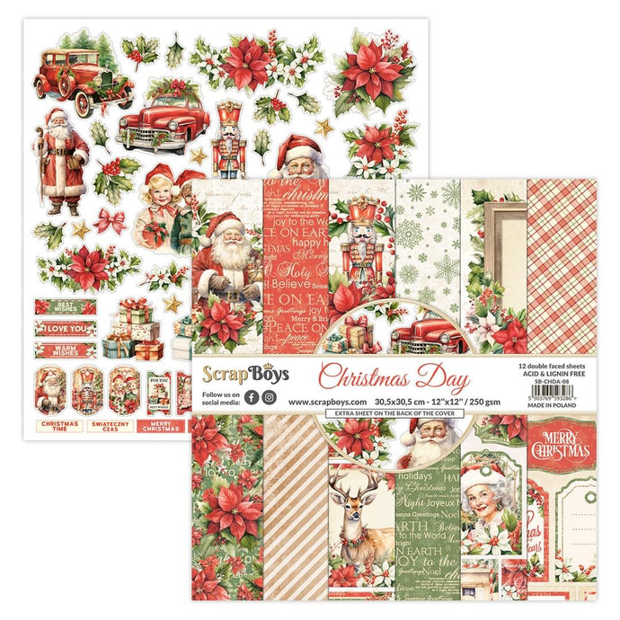 Christmas Day 12x12 Paper Pad SB-CHDA-08 Scrap Boys