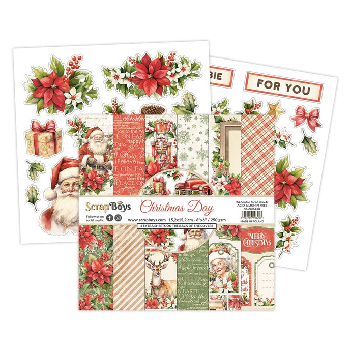 Christmas Day 6x6 Paper Pad SB-CHDA-09 Scrap Boys