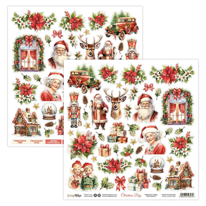 Christmas Day 07 Pattern Paper SB-CHDA-07 Scrap Boys