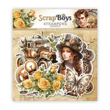 Load image into Gallery viewer, Steam Punk Journey Double Sided Die Cut Elements Scrap Boys SB-STJO-12