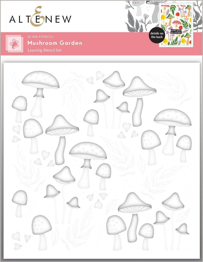 Mushroom Garden Layering Stencil Set ALT8123 Altenew