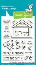 Load image into Gallery viewer, Backyard Bird Feeder Add On Stamps Lawn Fawn LF3710