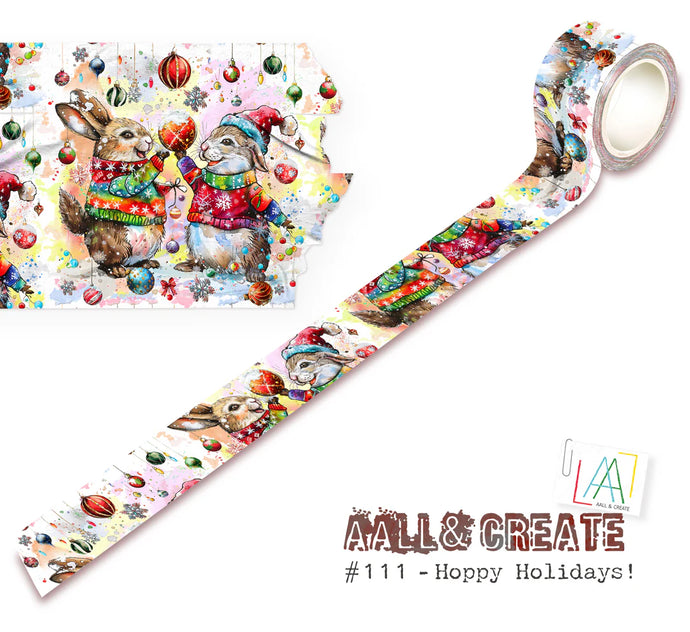 Hoppy Holidays #111 Layer It Up! Washi Tape AALL and Create