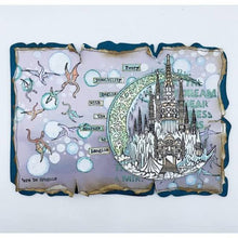 Load image into Gallery viewer, Enchanted Castle Zuri IndigoBlu A5 Red Rubber Stamp IND0850