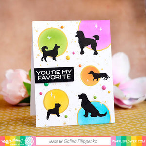 Best Friend 5x7” Dog Stamps Waffle Flower 421261