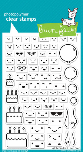 All the Smiles Stamp Set Lawn Fawn LF3423
