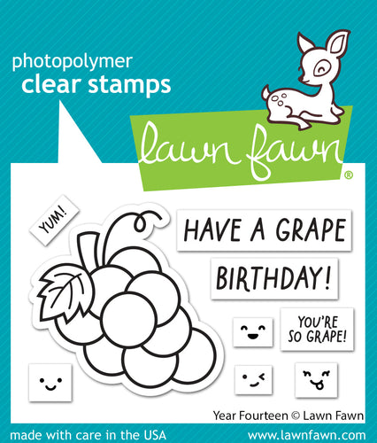 Year Fourteen Stamps Lawn Fawn LF3425