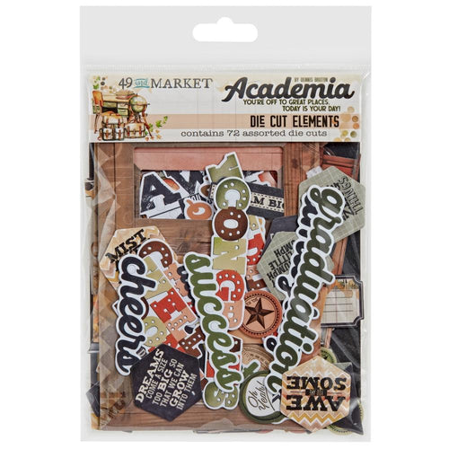 Academia - Die Cut Elements 49 & Market AC28188