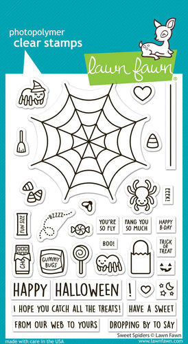 Sweet Spiders Clear Stamp Set Lawn Fawn LF3492