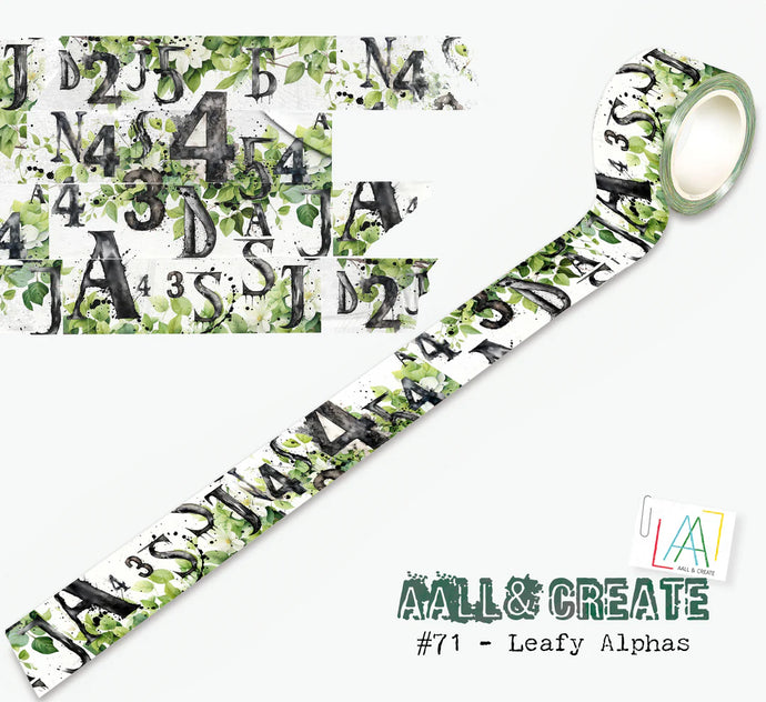 Leafy Alphas #71 Layer it Up! Aall and Create