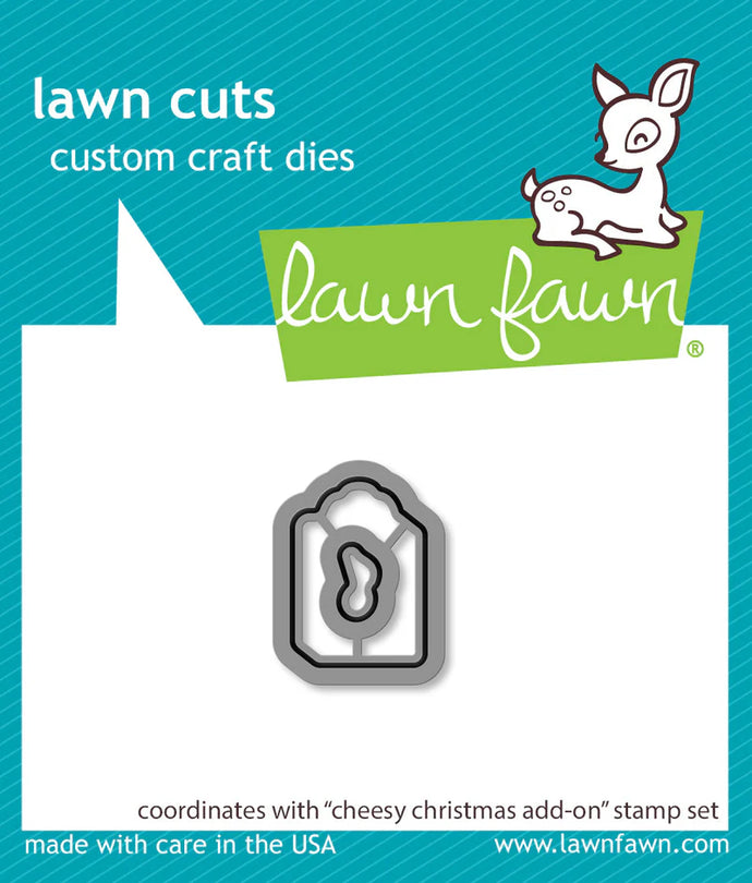 Cheesy Christmas Add-On Dies Lawn Fawn LF3503