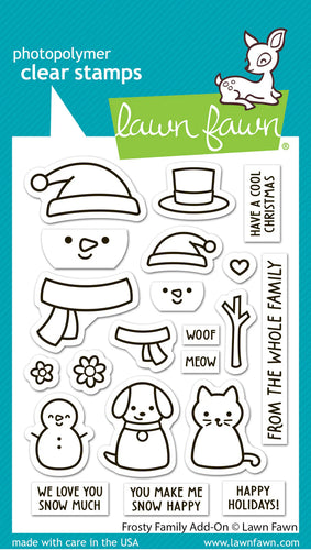 Frosty Family Add-On Stamp Lawn Fawn LF3506