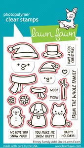 Frosty Family Add-On Dies Lawn Fawn LF3507