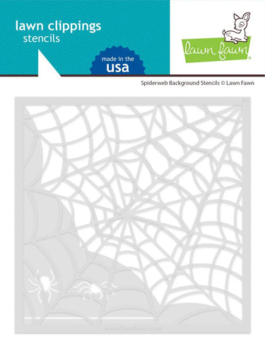 Spiderweb Background Stencils Lawn Fawn LF3545