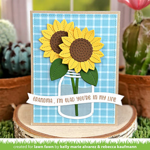 Sunny Sunflower Dies Lawn Fawn LF3529