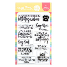 Load image into Gallery viewer, Pawfect Sentiments 4x6” Stamp Set Waffle Flower 421267