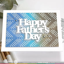 Load image into Gallery viewer, Father’s Day Word Die Waffle Flower 421678