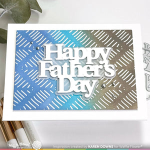 Father’s Day Word Die Waffle Flower 421678